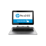HP Pro x2 612 G1 w/ Power Keyboard Base Model Intel® Celeron® 2961Y Hybrid (2-in-1) 12.5" Touchscreen Full HD 4 GB DDR3L-SDRAM 180 GB SSD Windows 8.1 Pro Black, Silver