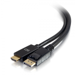 C2G 54434 120" (3.05 m) DisplayPort HDMI Black