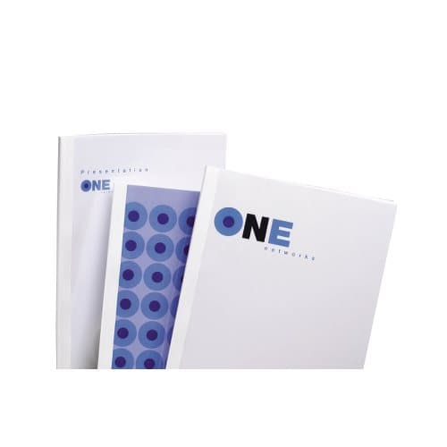 GBC Standard Thermal Binding Covers 6mm White (100)