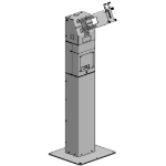 Ergonomic Solutions Kiosk freestanding base,