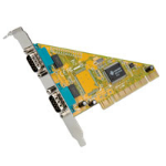 VALUE PCI Adapter, 2 Serial RS232, D-SUB 9 Port