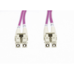 4Cabling 10m LC-LC OM4 Multimode Fibre Optic Patch Cable: Erika Violet