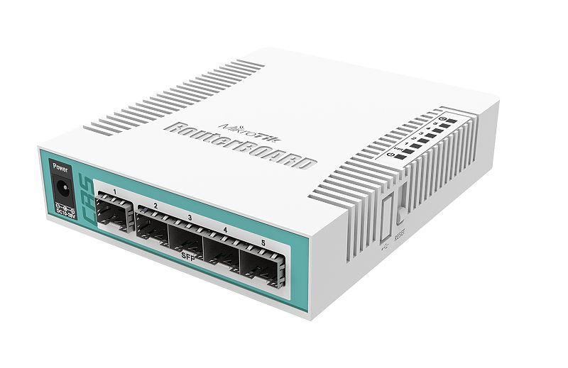 Image of Mikrotik CRS106-1C-5S network switch Gigabit Ethernet...