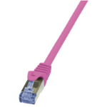 LogiLink Cat6a S/FTP, 5m networking cable Pink S/FTP (S-STP)