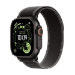 Apple Watch Ultra 3 GPS + Cellular 49mm Black Titanium Case with Black/Charcoal Trail Loop - S/M