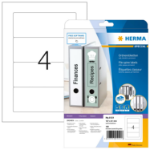 HERMA File labels A4 157x61 mm for A5 files white paper matt opaque 100 pcs.