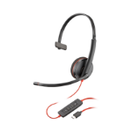 POLY Blackwire 3210 Monaural USB-C Headset (Bulk)