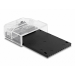 DeLOCK 63205 storage drive docking station USB 3.2 Gen 1 (3.1 Gen 1) Type-C Black, Transparent