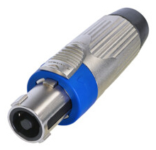NLT4FXX wire connector speakON Silver, Black, Blue
