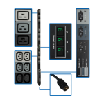 Tripp Lite PDU3MV6H50 power distribution unit (PDU) 45 AC outlet(s) 0U Black