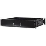 Intellinet 19" Drawer Shelf, 2U, Shelf Depth 350mm, Max 30kg, Black, Three Year Warranty