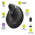 Port Designs (NEW) Port Ergo Auditor Bluetooth Wireless Rechargeable Mouse