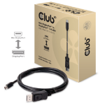 CLUB3D Mini DisplayPort to DisplayPort 1.4 HBR3 8K60Hz Cable, 2 Meter / 6.56 Feet