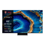 TCL C80 65C805K TV 165.1 cm (65") 4K Ultra HD Smart TV Wi-Fi Black 1300 cd/m²