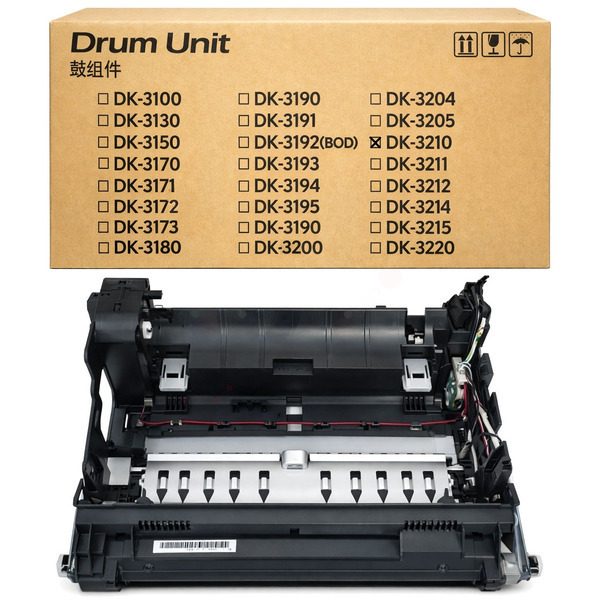 Kyocera 30C0t93020/Dk-3210 Drum Unit. 300K Pages Iso/Iec 19752 For Kyo