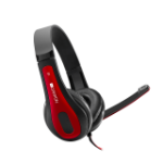 Canyon HSC-1 Headset Wired Head-band Calls/Music Black, Red