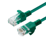 Microconnect V-UTP6A03G-SLIM networking cable Green 3 m Cat6a U/UTP (UTP)