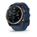 Garmin quatix 7 3.3 cm (1.3") AMOLED 47 mm Digital 416 x 416 pixels Touchscreen Blue Wi-Fi GPS (satellite)