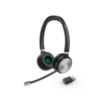 Yealink WH62 Portable Headset Wireless Head-band Calls/Music Black, Grey