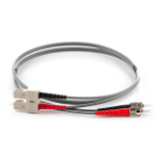 connektgear 1m Duplex Fibre Optic Multi-Mode Cable OM1 62.5/125 Micron ST to SC Grey 3-5 working days non cancellable non returnable