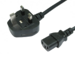 TARGET UK Mains to IEC Kettle 10m Black OEM Power Cable