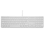 LMP 17570 keyboard Office USB QWERTY Belgian Silver