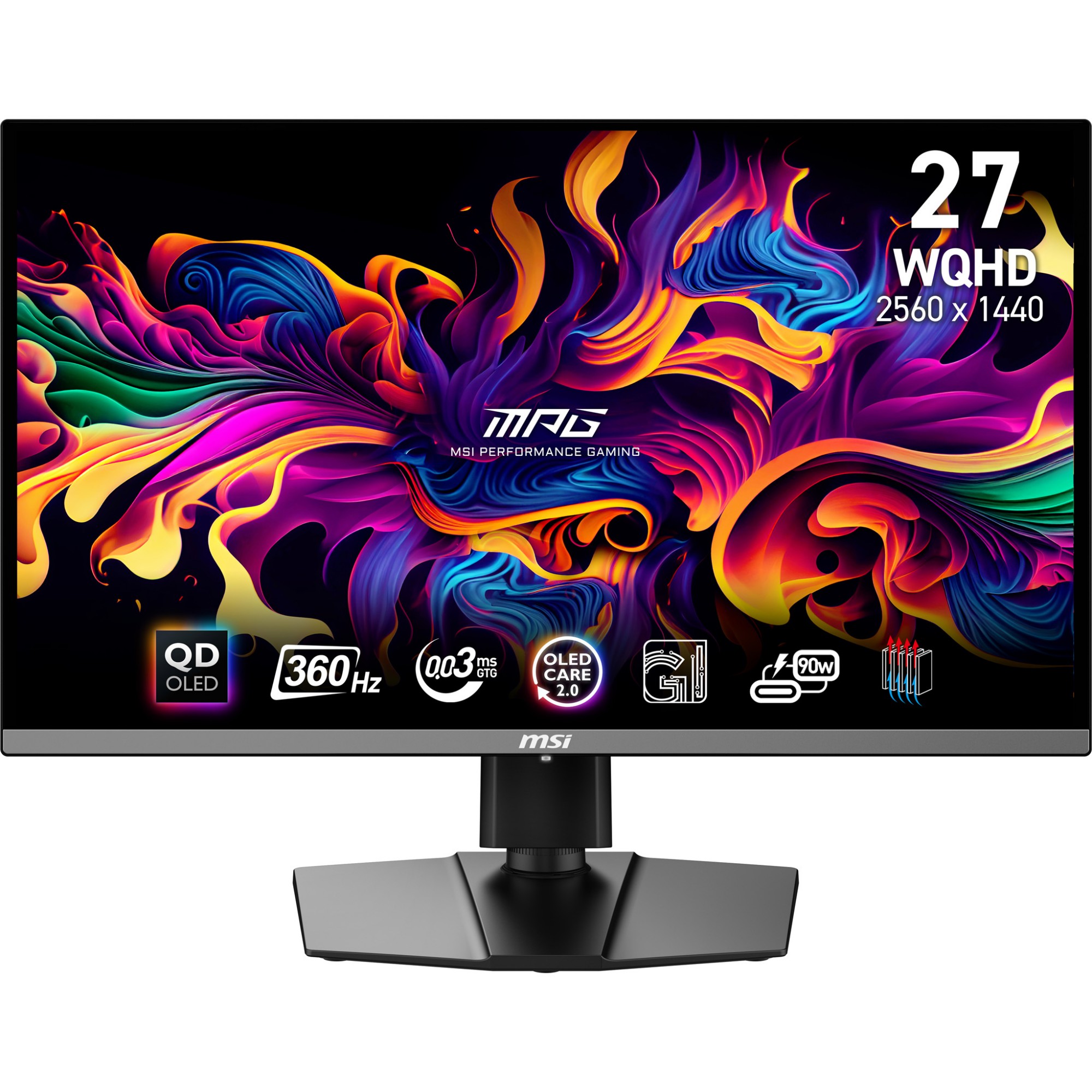 MSI MPG 271QRX QD-OLED computer monitor 67.3 cm (26.5") 2560 x 14