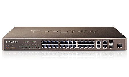 TP-Link 24-Port 10/100Mbps + 4-Port Gigabit L2 Fully Managed Switch