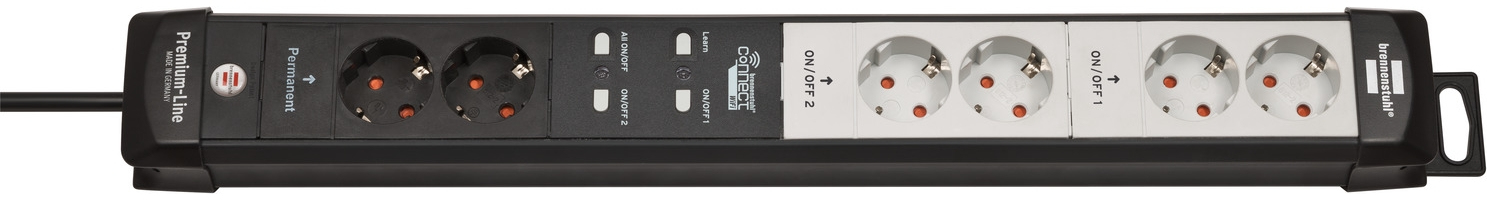 Image of Brennenstuhl Connect Premium-Line power extension 3 m 6 AC...