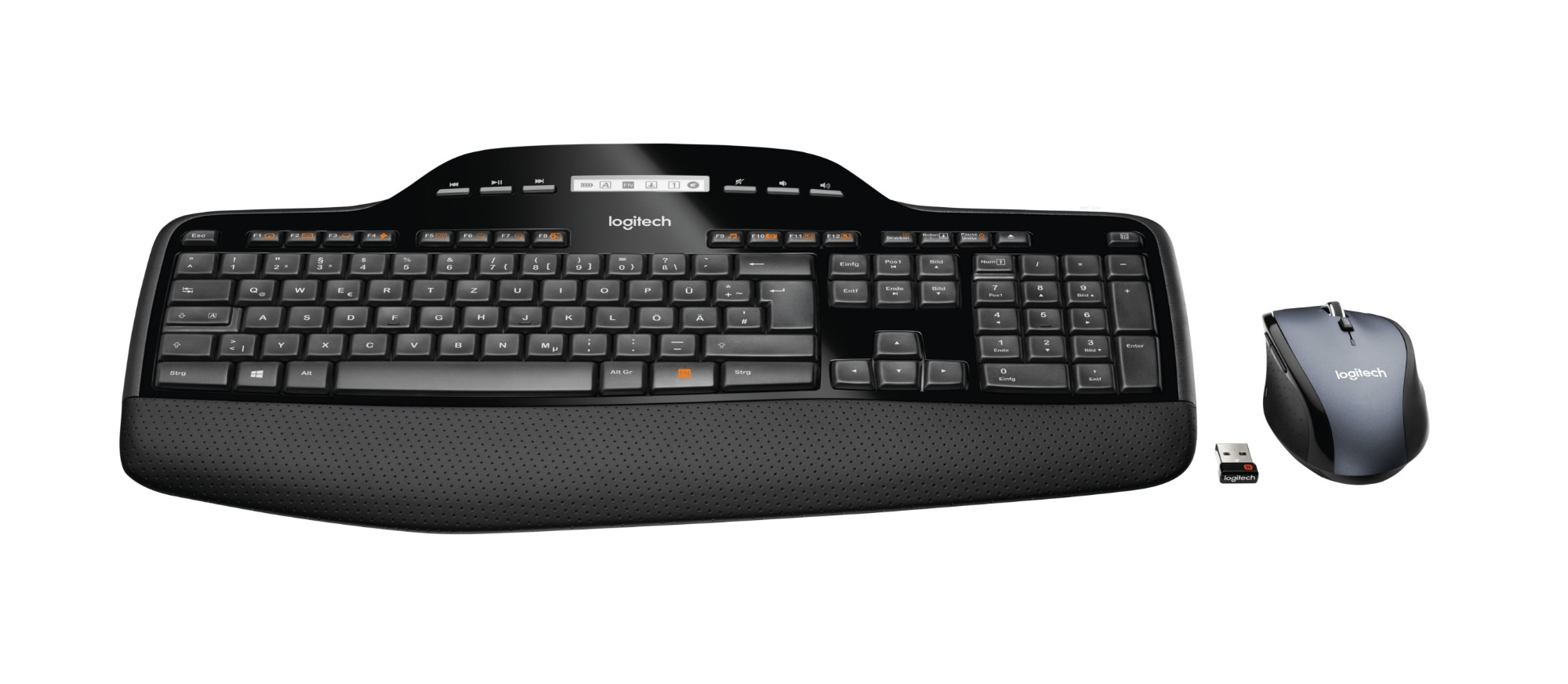 Logitech MK710 keyboard RF Wireless QWERTZ German Black, 245 in ...