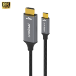 mBeat Tough Link 8K 1.8m USB-C to HDMI Cable  Host Interface: USB-C Output Interface: HDMI