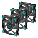 Iceberg Thermal IceGALE Xtra Computer case Fan 12 cm Black 3 pc(s)