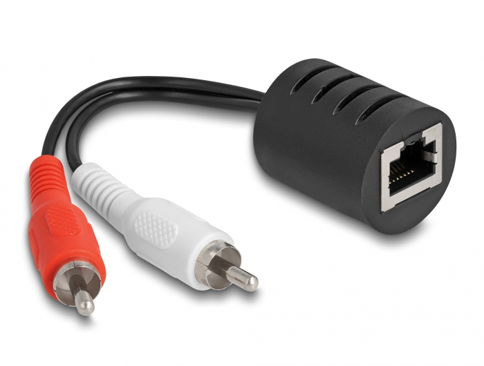 EU Product - Stereo Audio Extender RJ45 Bu zu 2x Cinch St 50m 2 St thumbnail