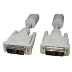 Cables Direct 10m DVI-D m/m DVI cable White