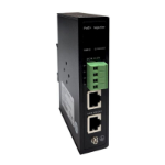 Tycon Systems Tycon Power DC PoE injector with 10-30VDC input and 54V 60W 10G 802.3bt PoE output, with DIN/wall mounting for industrial installations.
