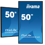 iiyama 50" 4K UHD Professional Digital Signage 24/7 display featuring Android OS, FailOver and Intel® SDM slot