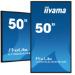 iiyama 50" 4K UHD Professional Digital Signage 24/7 display featuring Android OS, FailOver and Intel® SDM slot