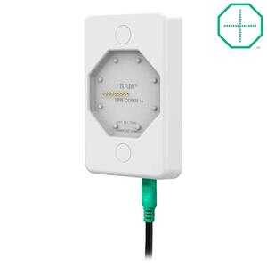 RAM Mounts s GDS Uni-Conn Wand-Ladestation mit USB-C-Anschluss - Magne