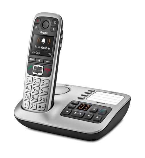 Image of Gigaset E560A telephone DECT telephone Black,Silver Caller ID