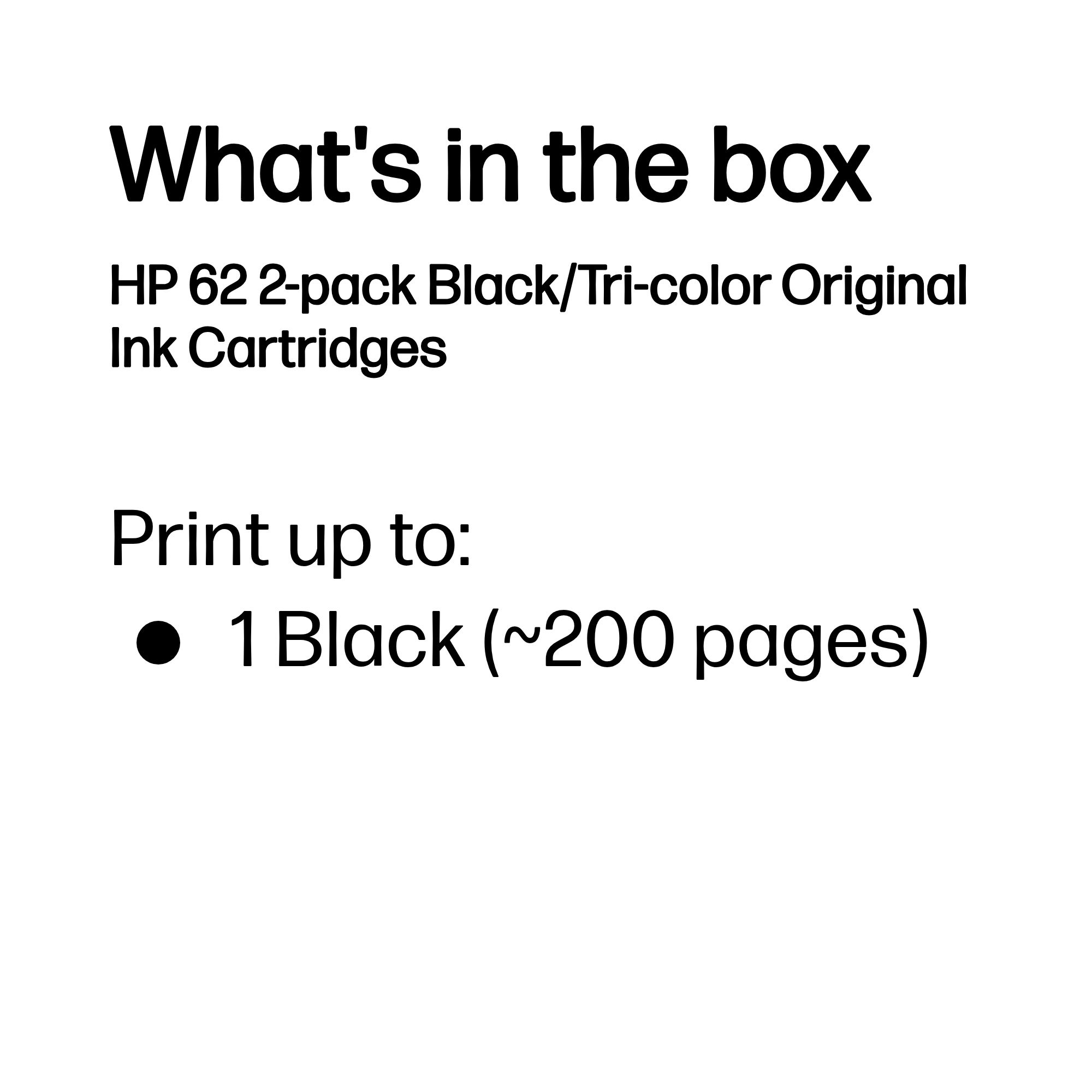 HP N9J71AE/62 Printhead cartridge multi pack black + color 200pg + 165pg Pack=2 for HP Envy 5640
