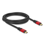 DeLOCK 80051 USB-kabel USB 2.0 2 m USB C Zwart, Rood