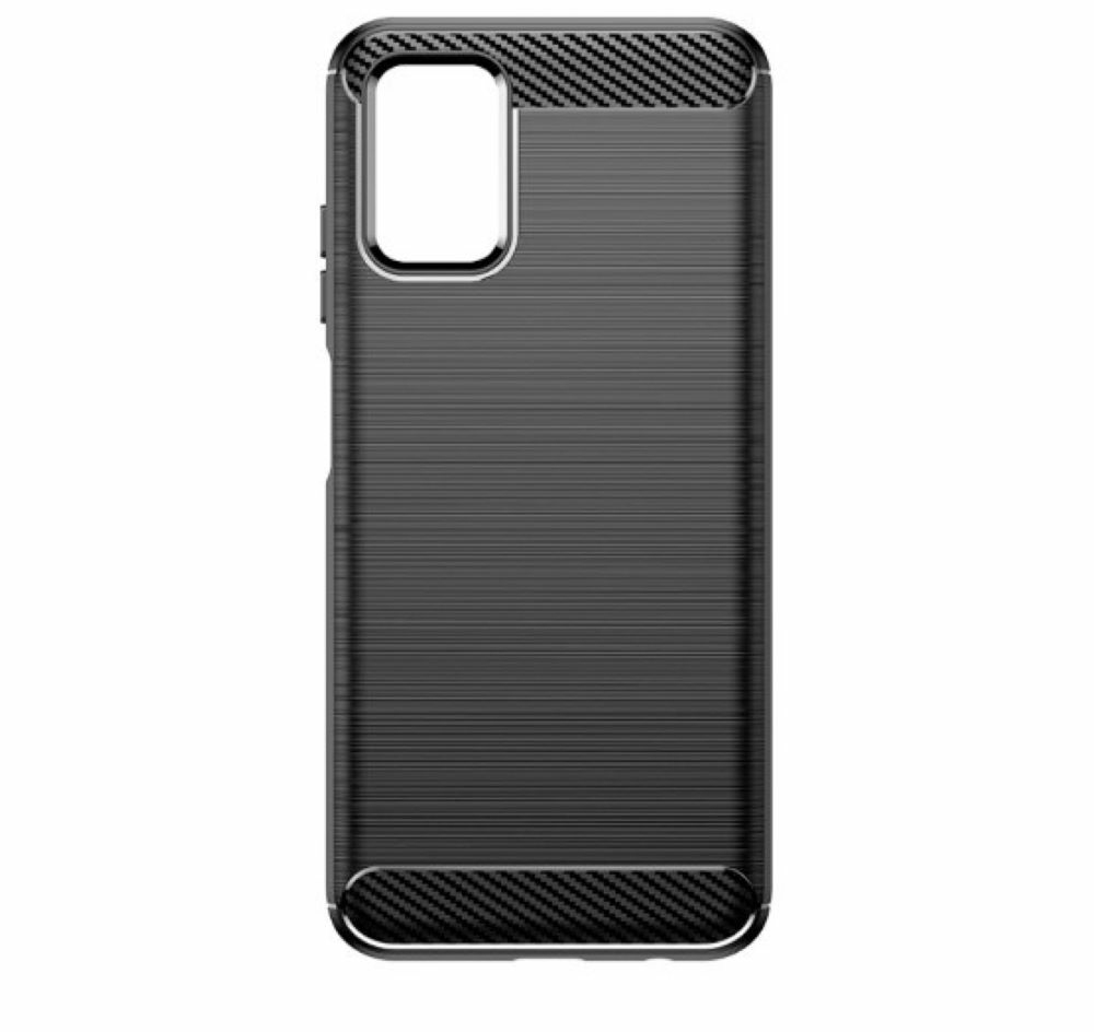 JLC Samsung A03 Brushed Silicone Case- Black