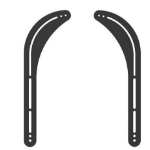 Vivolink VLMSB3270 speaker mount TV bracket Black