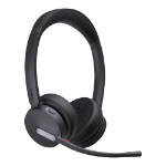 Yealink BH70 Bluetooth Wireless Stereo Headset UC, BT51 C Dongle with A Adapter, 3-Mic Noise Cancellation, 35 Hours Talk Time, RMA ONLY
