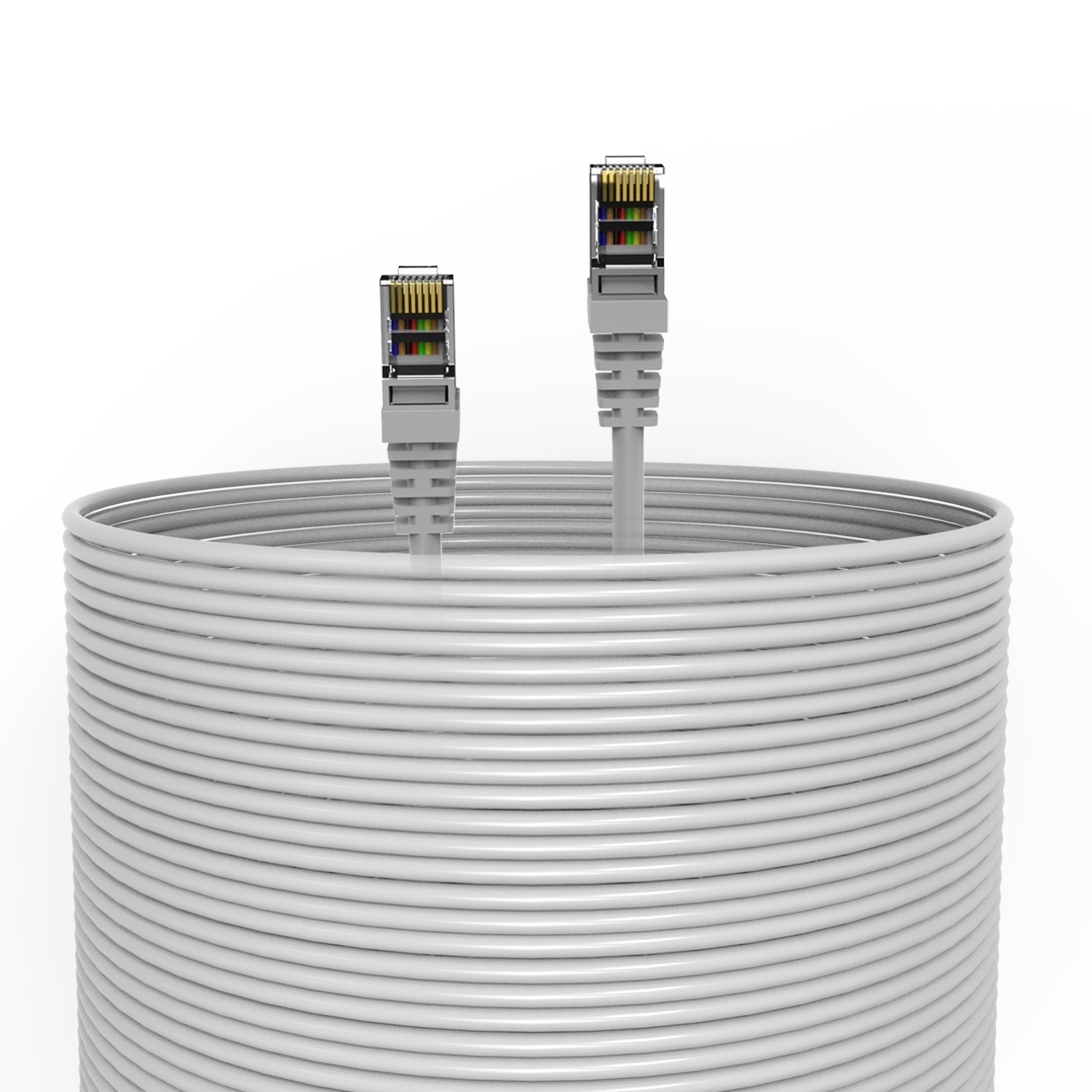 Inca ICAT7-100AG networking cable Grey 100 m Cat7 S/FTP (S-STP)