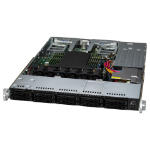Supermicro AS-1115CS-TNR server barebone Socket SP5 Rack (1U) Zwart, Zilver