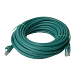 8WARE CAT6A Cable 20m - Green Color RJ45 Ethernet Network LAN UTP Patch Cord Snagless