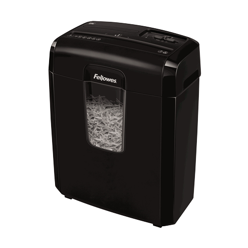 Image of Fellowes 8С paper shredder Cross shredding 22 cm Black