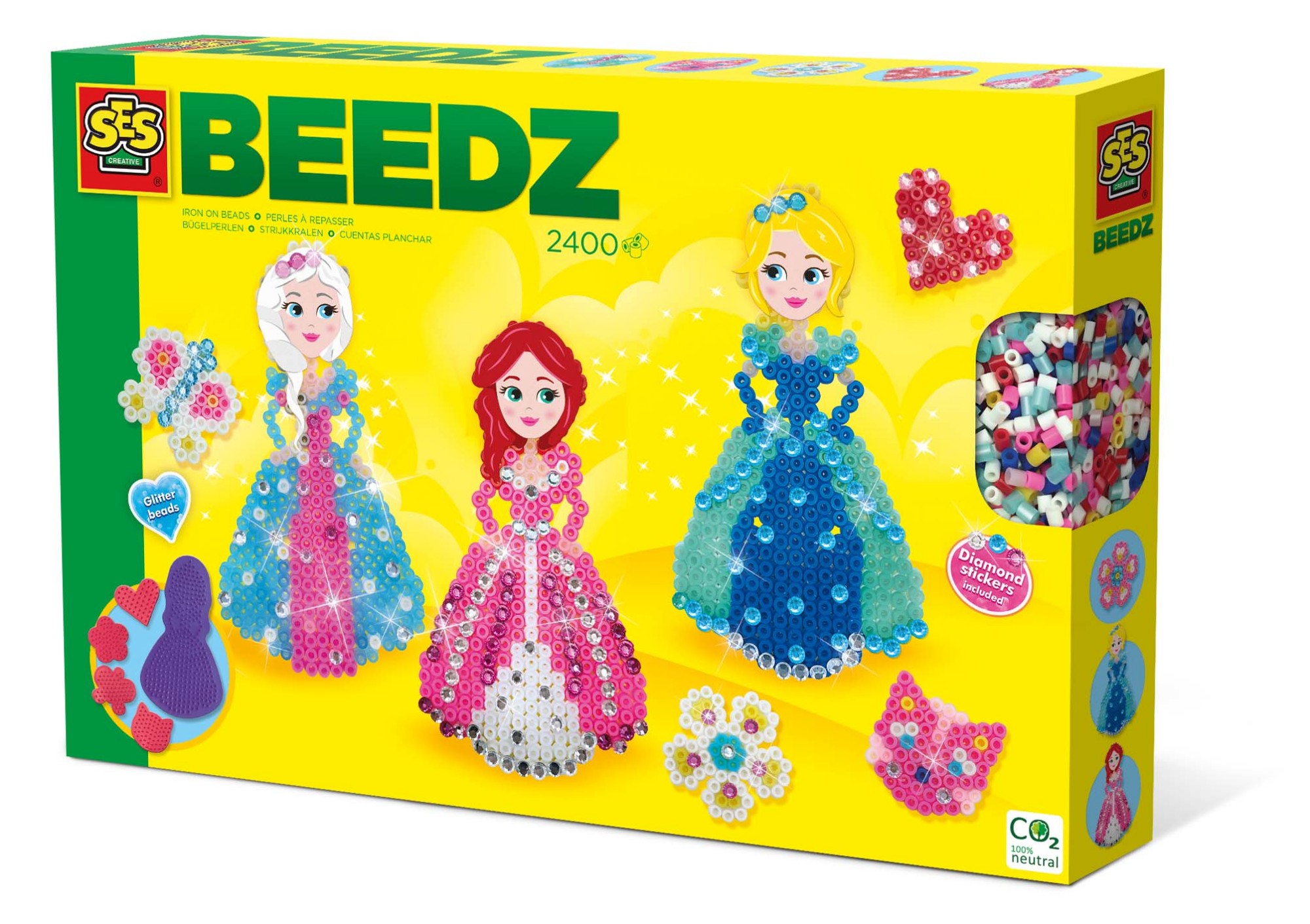 SES Creative Beedz Iron on beads - Princesses diamond