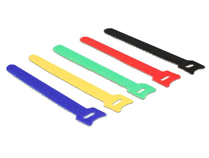 DeLOCK 18634 cable tie Nylon Black, Blue, Green, Red, Yellow 10 pc(s)